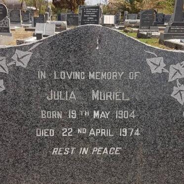 BOTES Julia Muriel 1904-1974
