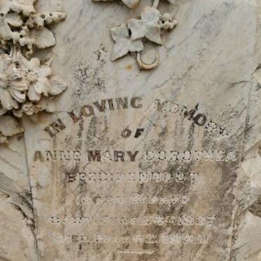 BEZUIDENHOUT Anne Mary Dorothea nee ? 1837-
