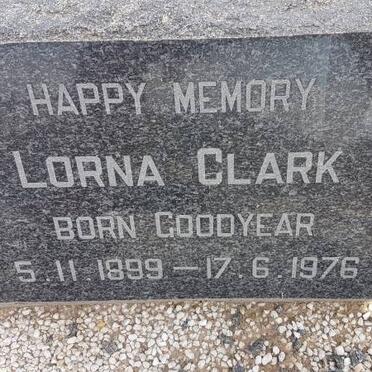 CLARK Lorna nee GOODYEAR 1899-1976