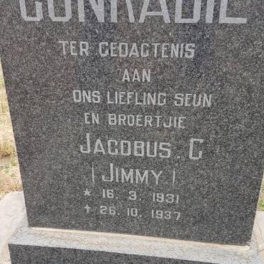 CONRADIE Jacobus G. 1931-1937