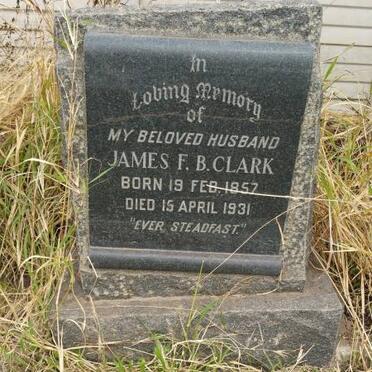 CLARK James F.B. 1857-1931
