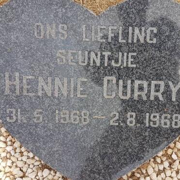 CURRY Hennie 1968-1968
