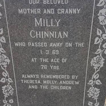CHINNIAN Milly -1969