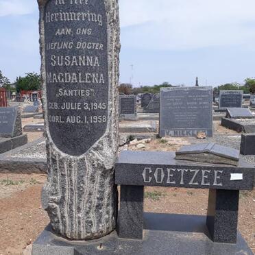 COETZEE Susanna Magdalena 1945-1958