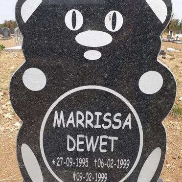 DEWET Marrissa 1995-1999