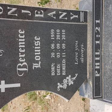 DONJEANY Berenice Louise 1959-2010