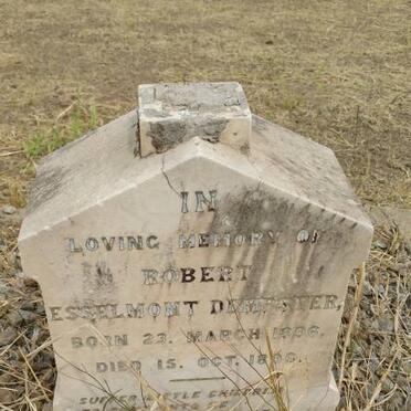 DEMPSTER Robert Esselmont 1896-1896
