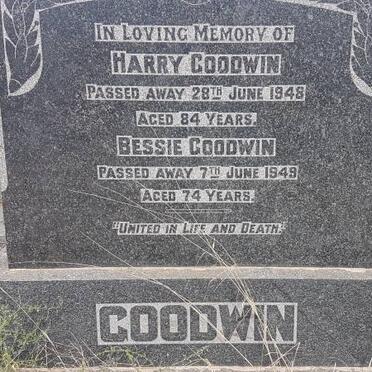 GOODWIN Harry -1948 &amp; Bessie -1949