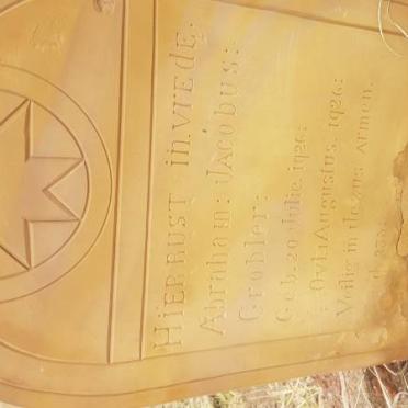 GROBLER Abraham Jacobus 1926-1926