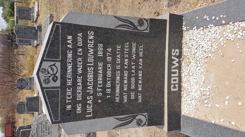 GOUWS Lucas Jacobus Louwrens 1888-1974