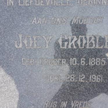 GROBLER Joey nee KRUGER 1885-1961