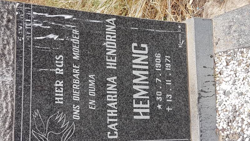 HEMMING Catharina Hendrina 1906-1971