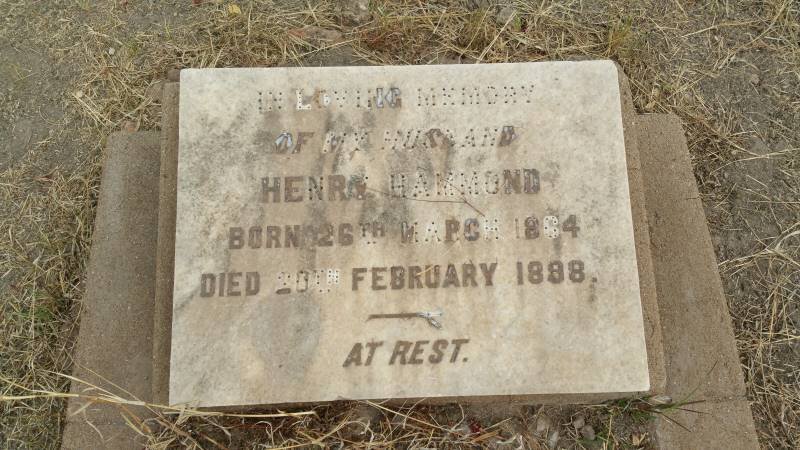 HAMMOND Henry 1864-1898