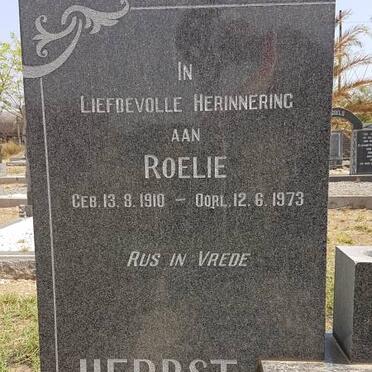 HERBST Roelie 1910-1973