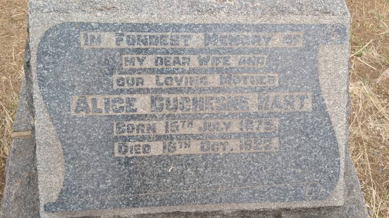 HART Alice Duchesne 1875-1922