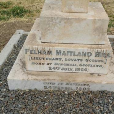 HILL Pelham Maitland 1866-1903