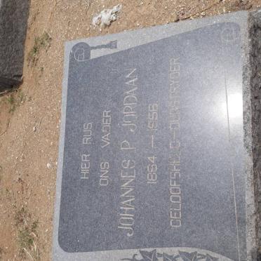 JORDAAN Johannes P. 1864-1956