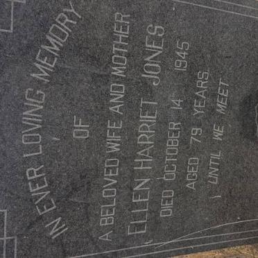 JONES Ellen Harriet -1945