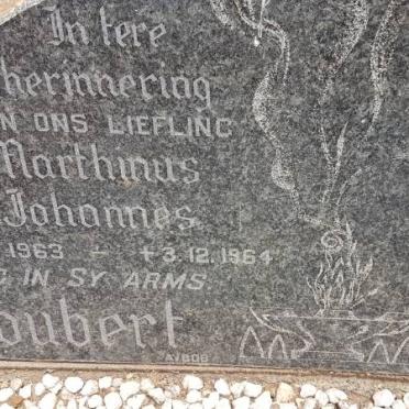 JOUBERT Marthinus Johannes 1963-1964