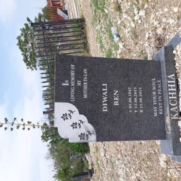 KACHHIA Diwali Ben 1947-2013