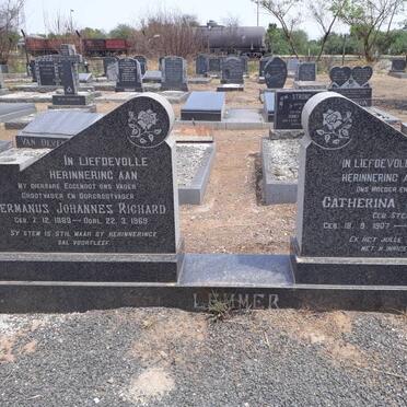 LEMMER Hermanus Johannes Richard 1889-1969 &amp; Catherina Magdelena STEPHENS 1907-1978