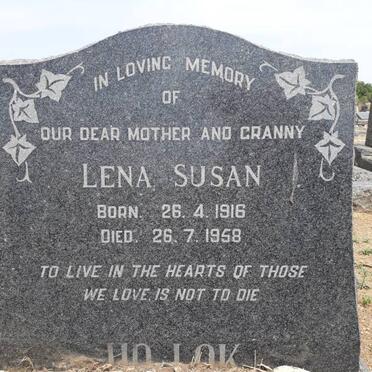 LOK Lena Susan, ho 1916-1958