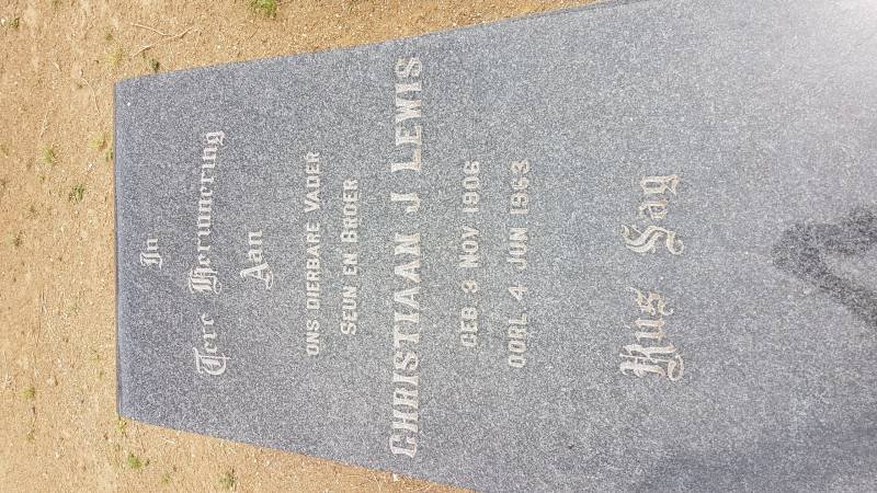 LEWIS Christiaan J. 1906-1963