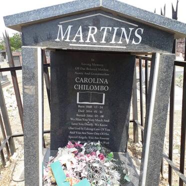 MARTINS Carolina Chilombo 1948-2014