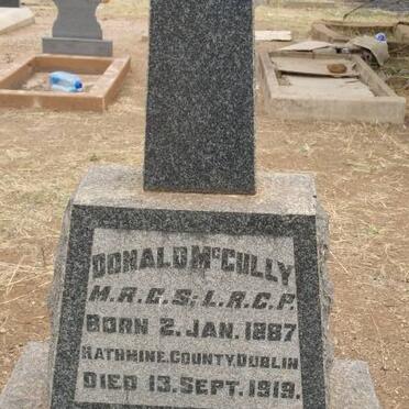 McCULLY Donald 1887-1919