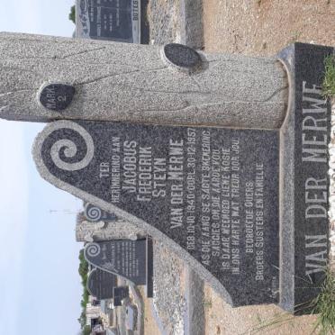 MERWE Jacobus Frederik Steyn, van der 1940-1957