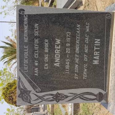 MARTIN Andrew 1945-1973