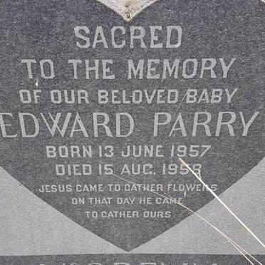 McGREVY Edward Parry 1957-1958