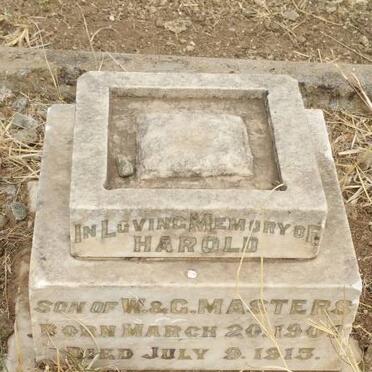 MASTERS Harold 1908-1915