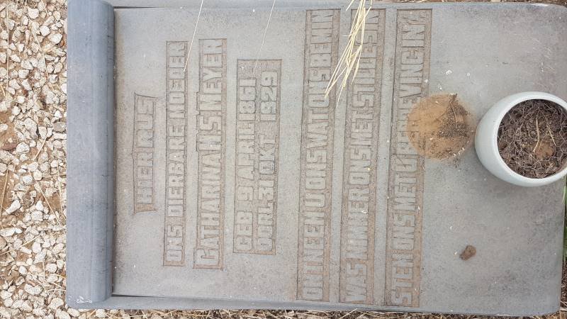 MEYER Catharina M.S. 1861-1929