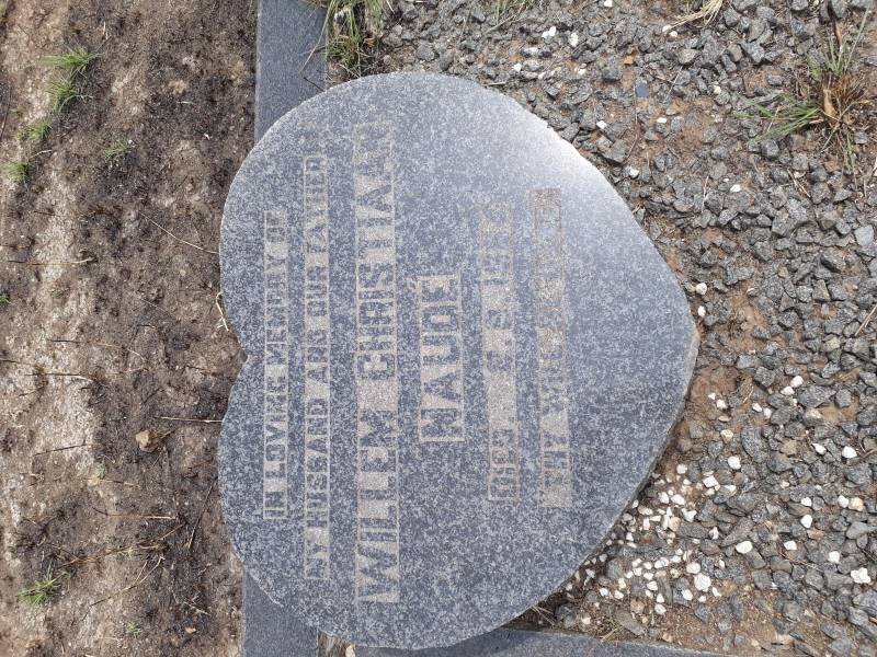 NAUDE Willem Christiaan -19?4