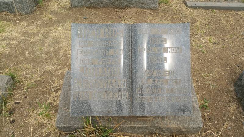 NIEKERK Johann? Christiaan, van -195?