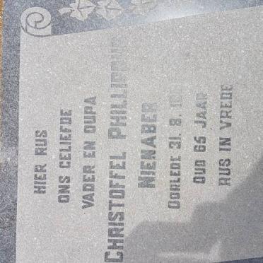 NIENABER Christoffel Phillippus -1961