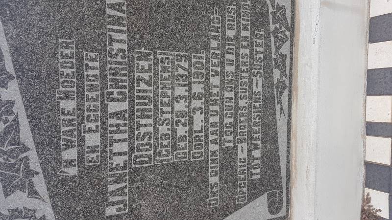 OOSTHUIZEN Janettha Christina nee STEPHENS 1879-1901