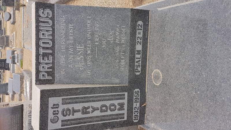 PRETORIUS Jessie nee STRYDOM 1932-1956