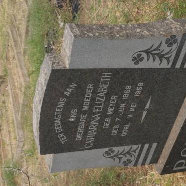 POTGIETER Catharina Elizabeth nee MEYER 1869-1959