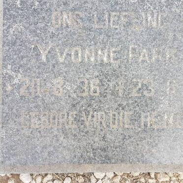PARK Yvonne 1936-1936