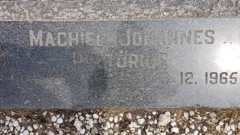 PRETORIUS Machiel Johannes -1965