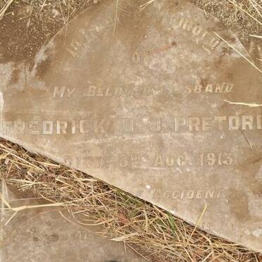 PRETORIUS Fredrick D.J. -1913