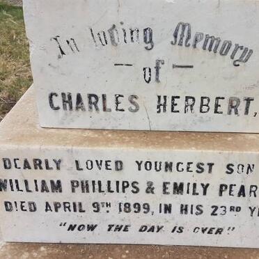 PHILLIPS Charles Herbert -1899