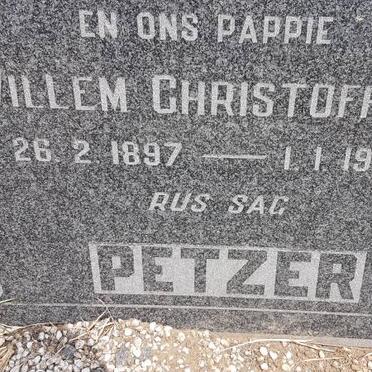 PETZER Willem Christoffel 1897-1962