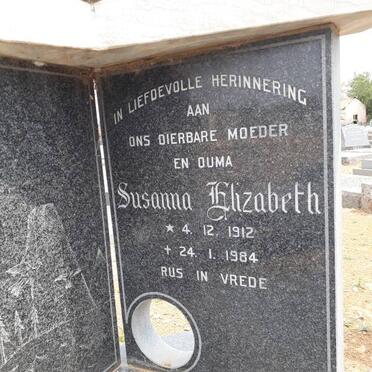 PRETORIUS Susanna Elizabeth 1912-1984