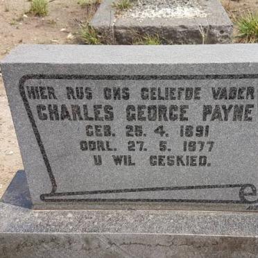 PAYNE Charles George 1891-1977