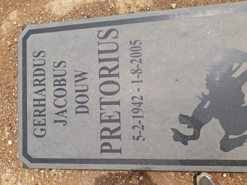 PRETORIUS Gerhardus Jacobus Douw 1942-2005