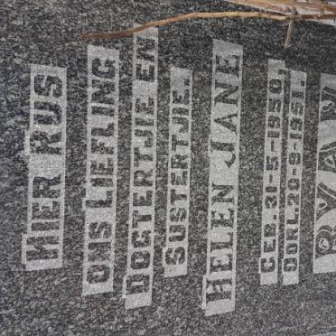 RYAN Helen Jane 1950-1951