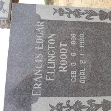 ROODT Francis Edgar Ellington 1886-1960